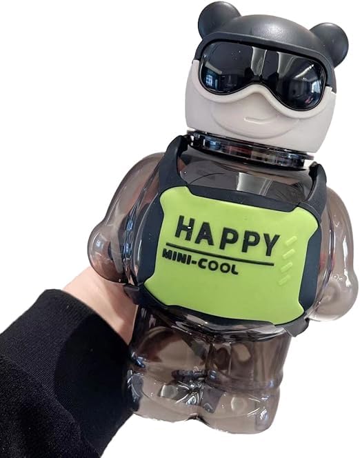 KIDMOMI Happy Bear Shaped Kawaii Water Bottle 800ml for Kids – BPA